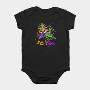 Mardi Gras Baby Bodysuit